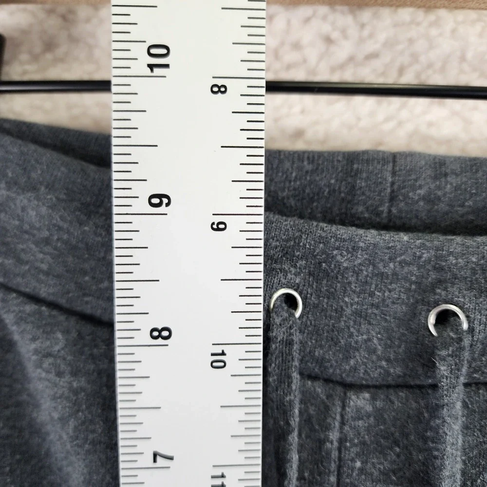 Lauren Ralph Lauren Womens PS  Charcoal Sweatpants Drawstring Waist Wide Leg‎